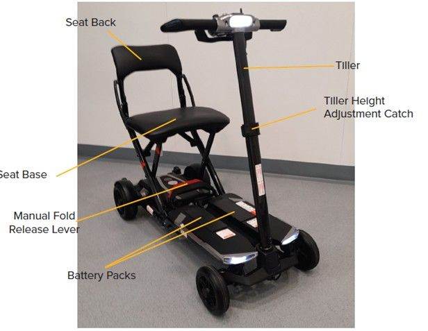 Drive DeVilbiss Airfold Folding Mobility Scooter