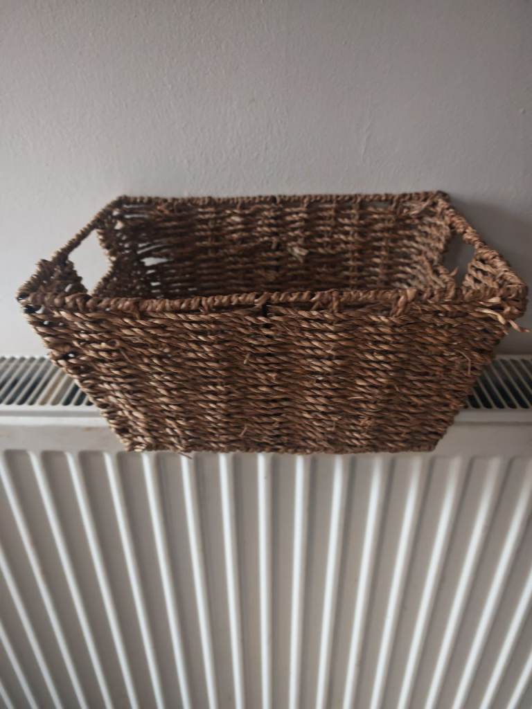 3 X wicker baskets