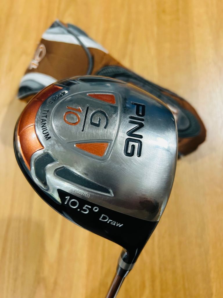 * SOLD * PING G10 titanium 10.5° DRAW DRIVER. R/H. w/ original ...