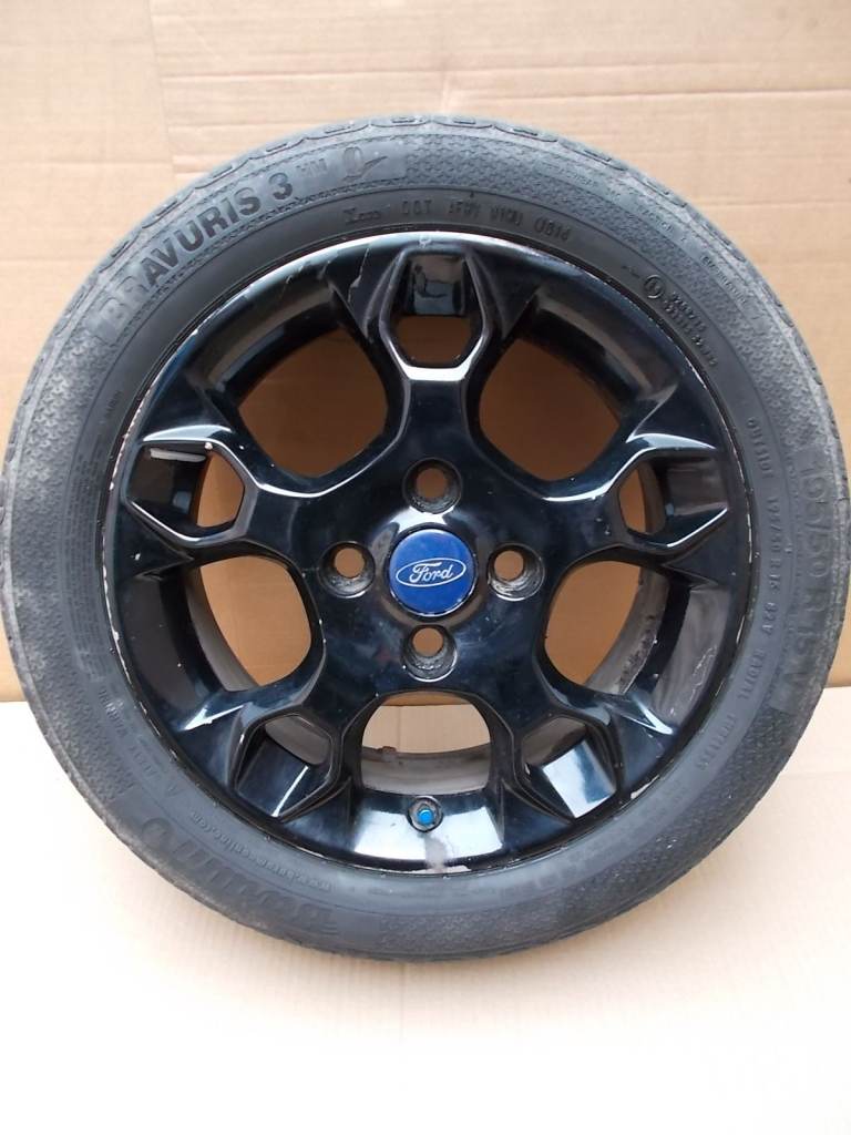 FORD FIESTA ORIGINAL 15in ALLOY WHEEL BLACK 6Jx15 FORD BA6J-1007-GA