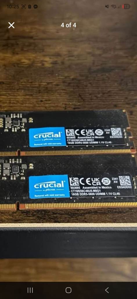 32GB DDR5 5600Mhz ram
