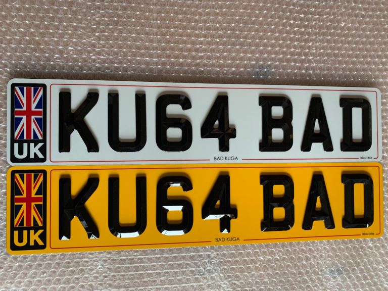 Ford KUGA private registration KU64 BAD