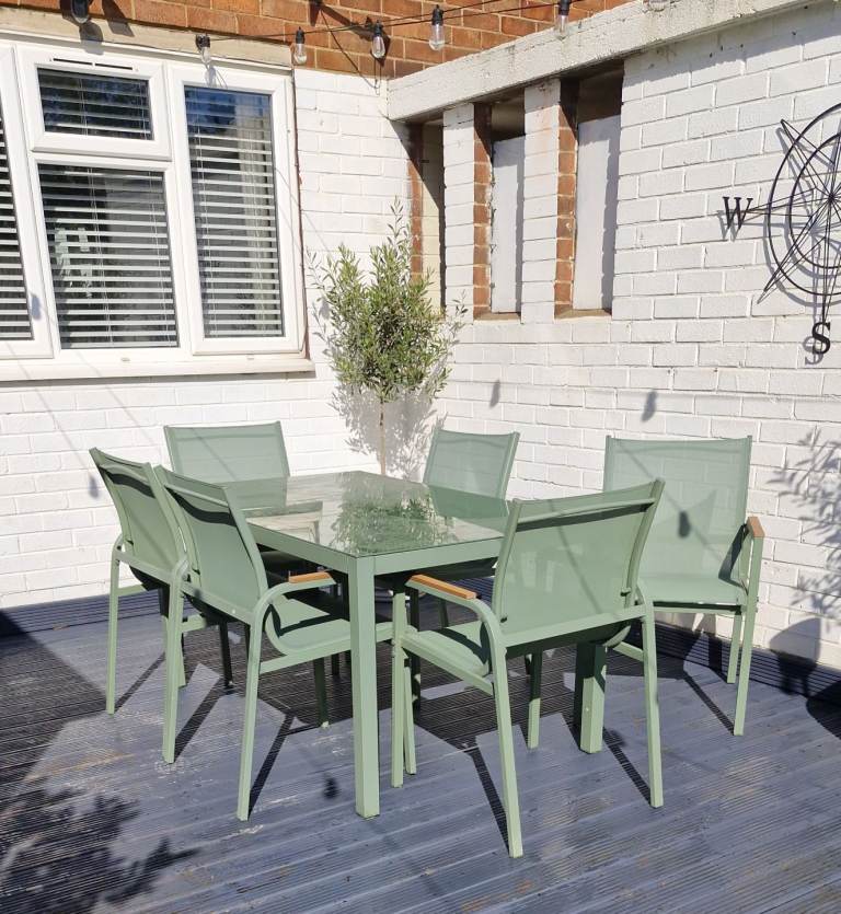 Garden table and chairs