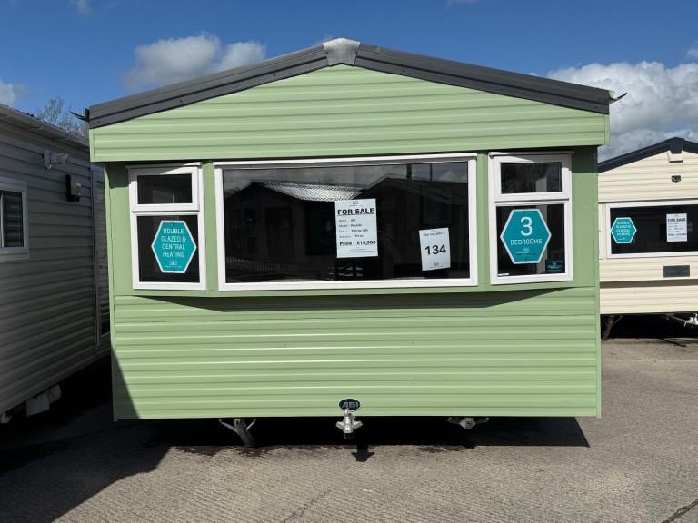 3 Bed 36x12ft ABI Static Caravan - DG, CH, New Carpet - Offsite / Self Build