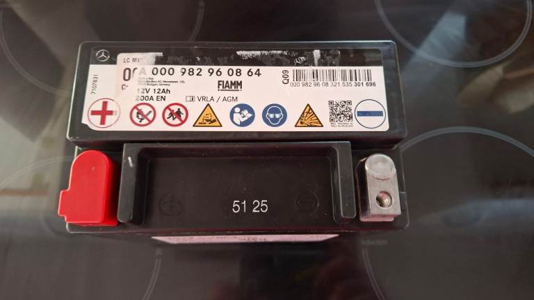 MB Auxiliary battery .Brand New