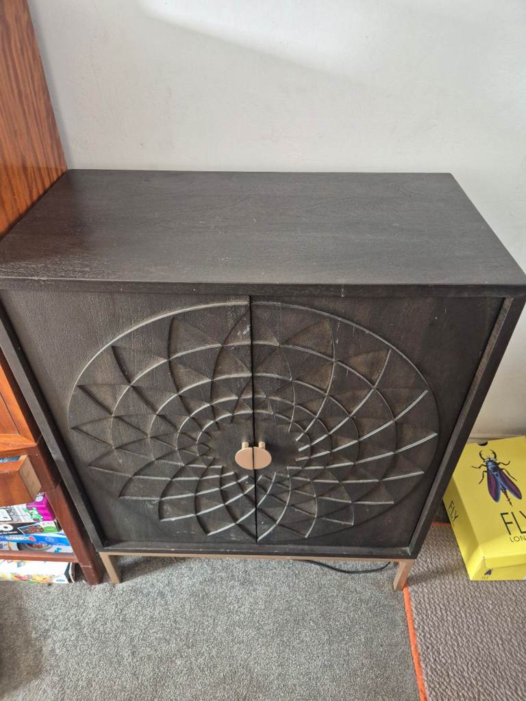 image for Oriental style wooden cabinet