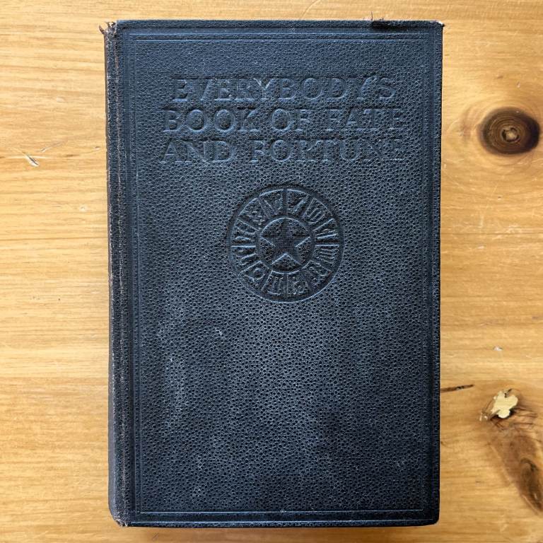 Vintage Copyright, 1935, 'Everybody's Book of Fate or Fortune' by Edward Lyndoe. £50 ovno. Can post.
