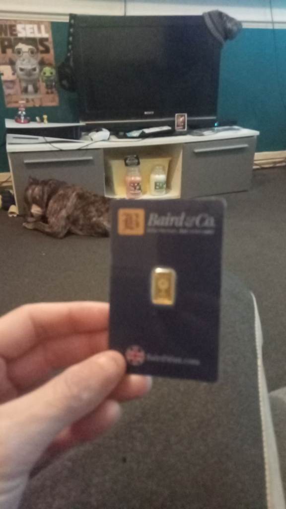 1g gold bar 24k 999.9 Baird and co