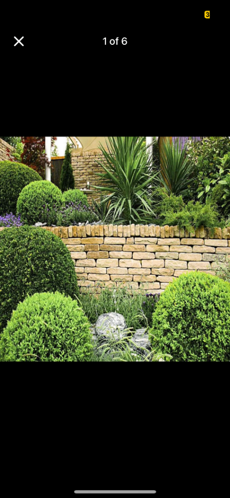 Cotswold stone cottage wall bricks, unused