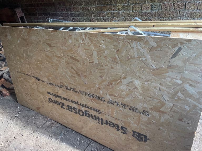 1 sheet of 18mm OSB over ordered – New Condition