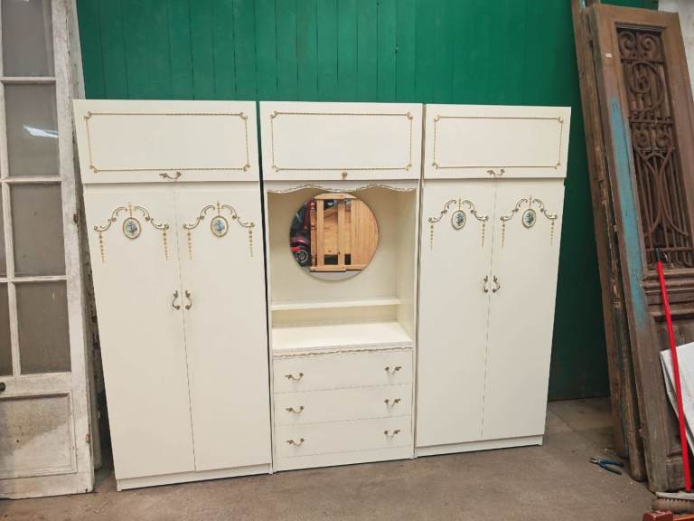 Vintage french style set of wardrobes 
