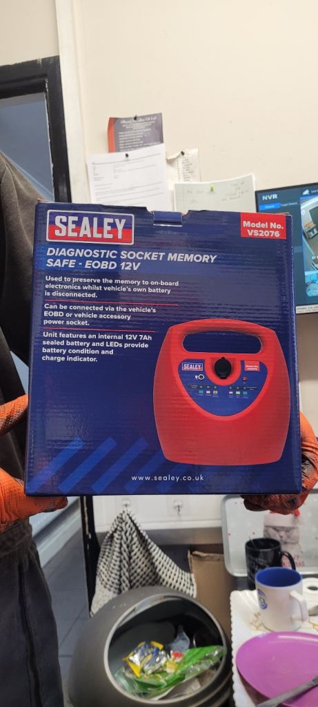 Sealey Diagnostic Socket Memory Safe - E0BD 12V