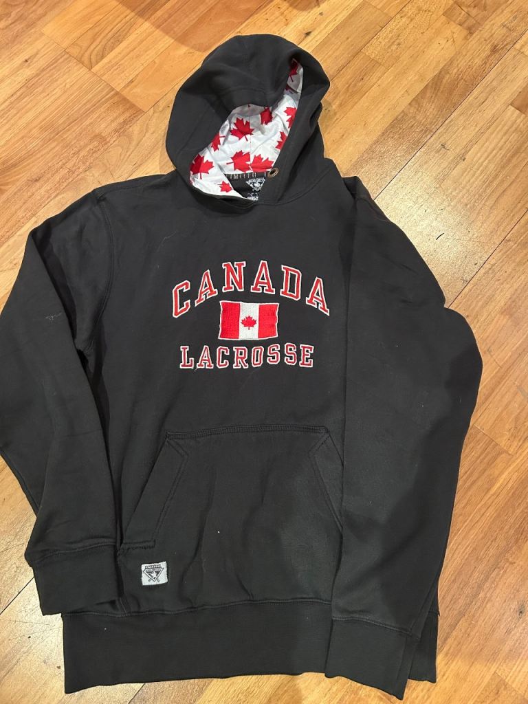Canada Lacrosse Hoodie by Lacrosse Unlimited / M