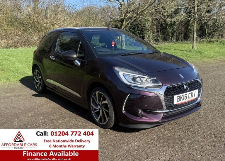 2016 DS Automobiles DS 3 Cabrio 1.2 PureTech Prestige Cabriolet 2dr Petrol Manual Euro 6 (s/s) (1...