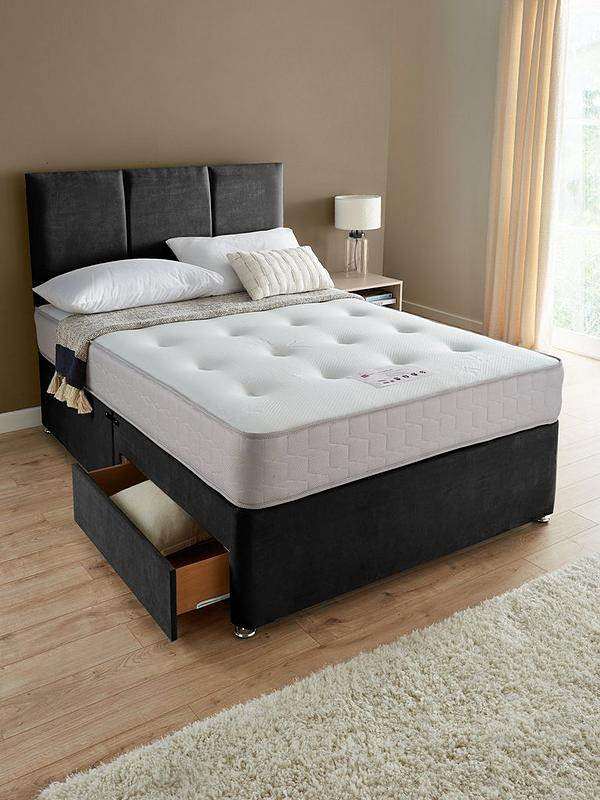 Double Bed Frame Strong Support Modern Bedroom Bed Base