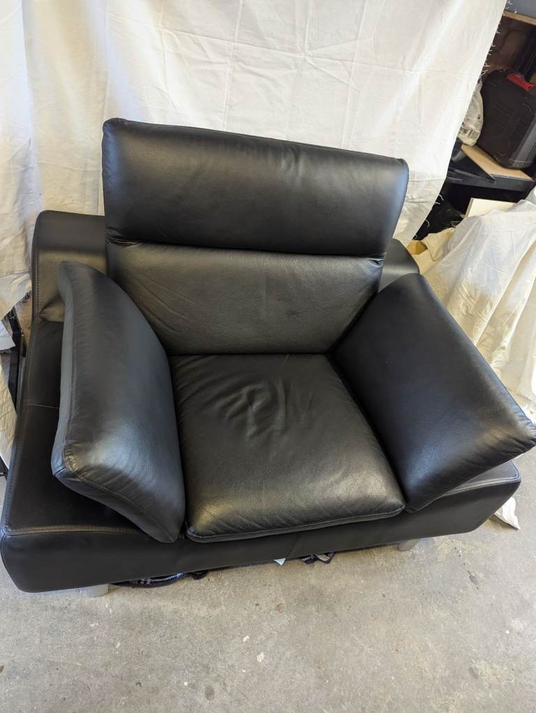 Leather armchair