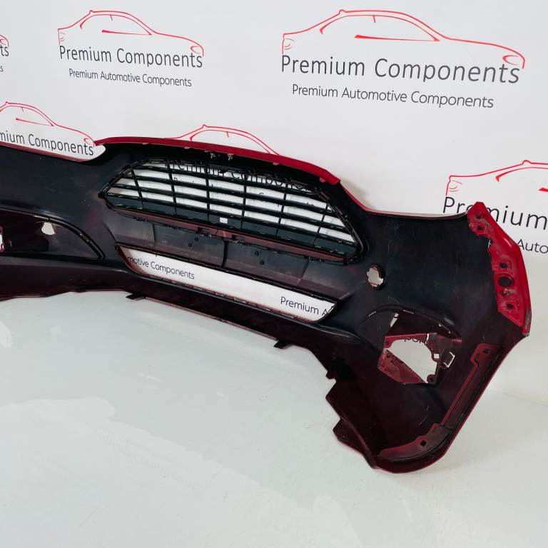 Ford Fiesta Front Bumper Genuine Red Candy Mk8 Zetec S 2013- 2016 [am29]