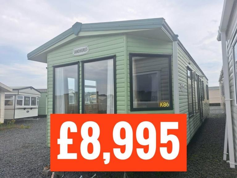 OFF SITE static caravan double glazed & central heated 2 bed Cosalt Sandhurst