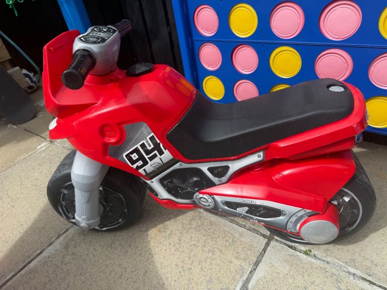 Kids Red Ride-On Motorbike Toy – Good Condition