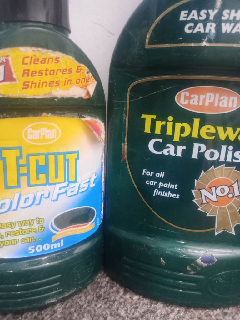 Selection of Car Polishes and Wax – Good Condition