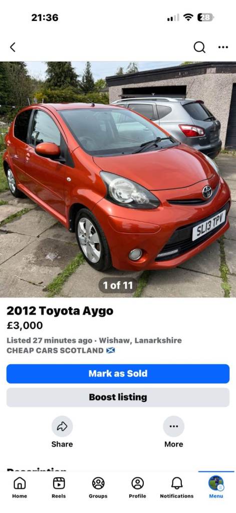 Toyota, AYGO, Hatchback, 2013, Manual, 998 (cc), 5 doors