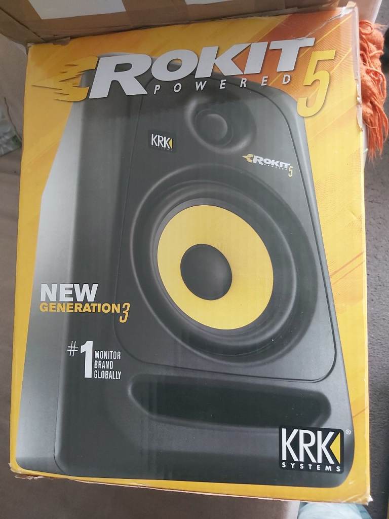 Pair of KRK 5 Gen 3 EMPTY Boxes