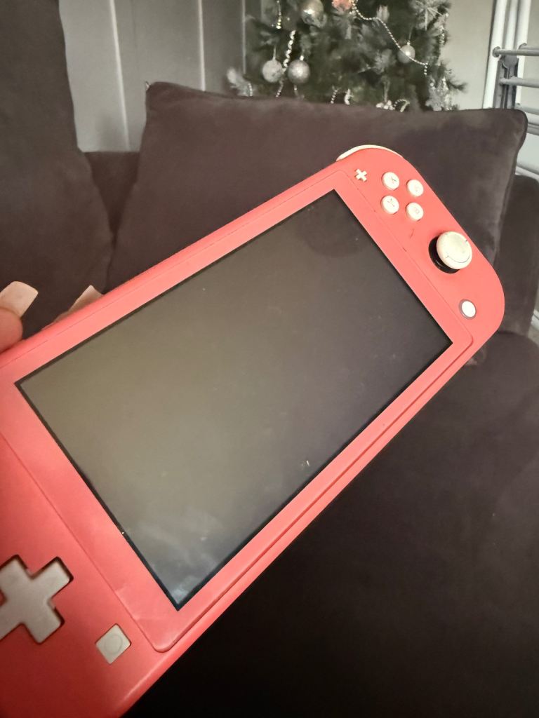 Nintendo switch lite with animal crossing 