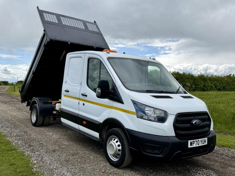 FORD TRANSIT 2.0 Transit Leader Double Cab Tipper Utility White Manual Diesel 2