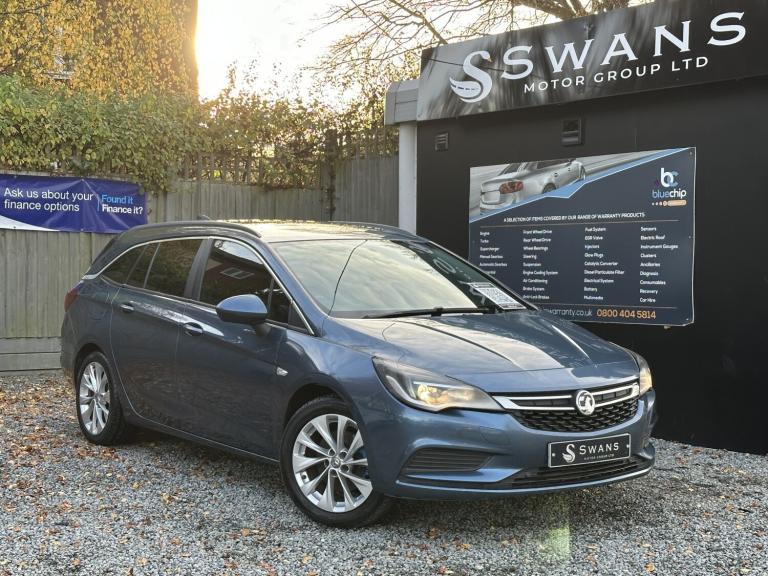 2016 Vauxhall Astra 1.6 CDTI Tech Line Diesel Manual 5 Door Estate Blue