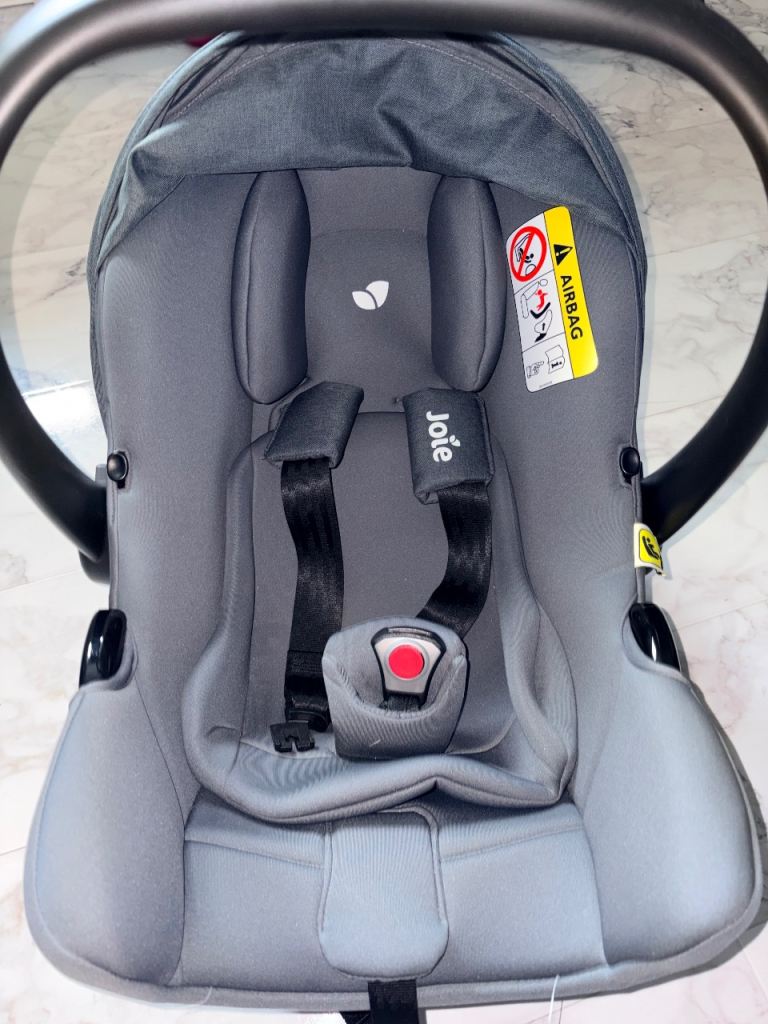 Joie Travel System & Car Seat - Grey, Good Condition