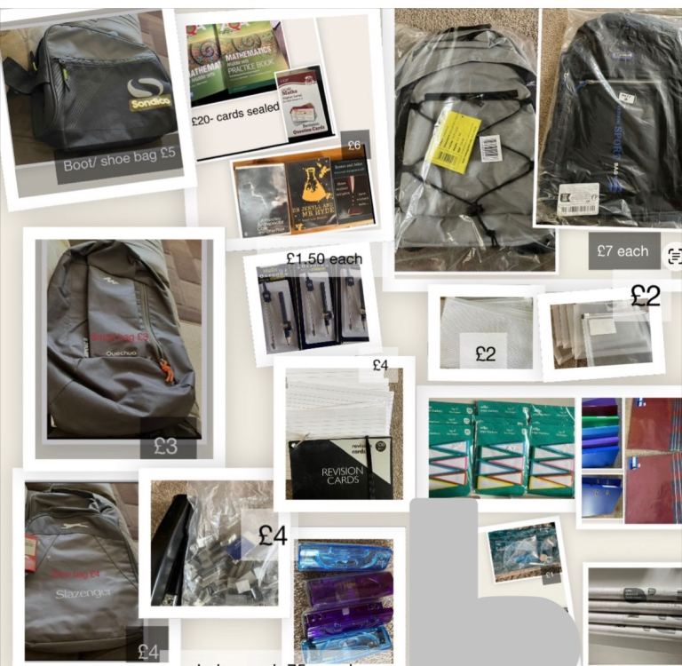 Various Stationery Items - Page Markers, Calculators, Pencil Cases, Staplers