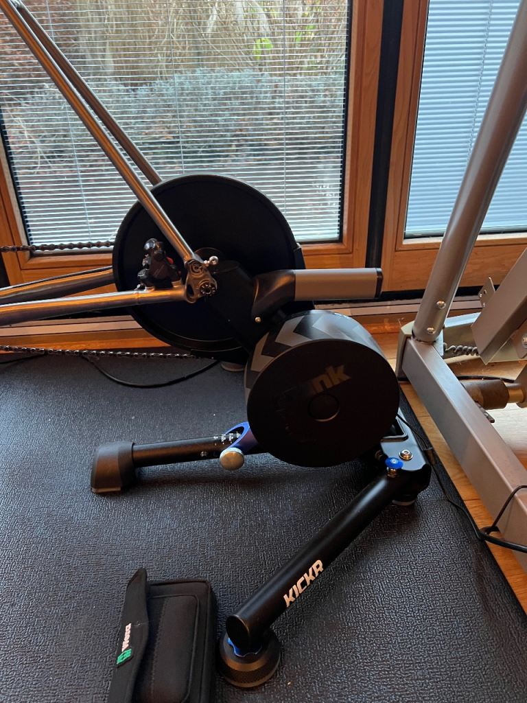 Wahoo KICKR and Climb KOM smart turbo trainer 