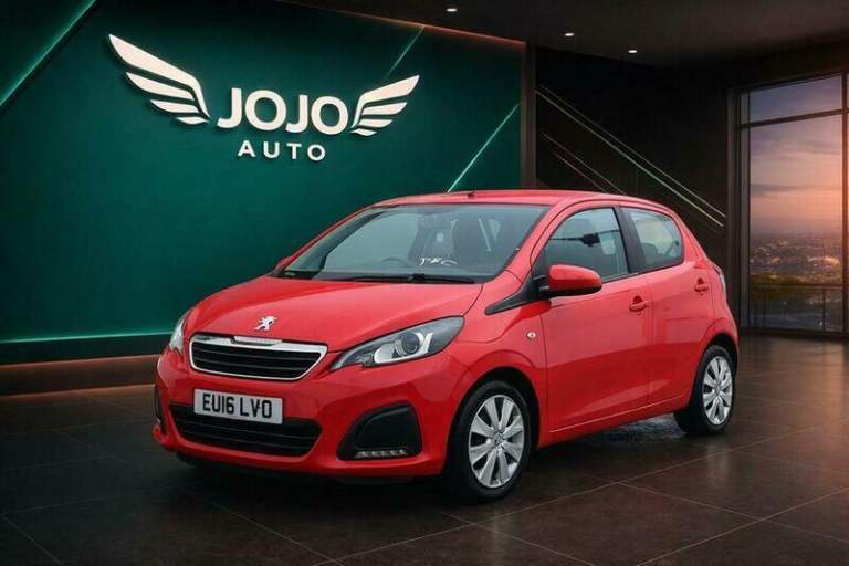 2016 Peugeot 108 1.0 Active Hatchback 5dr Petrol Manual Euro 6 (68 ps) HATCHBACK Petrol Manual