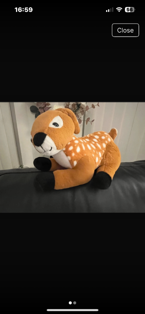 Reindeer teddies £4 each vgc or new polar bear £6