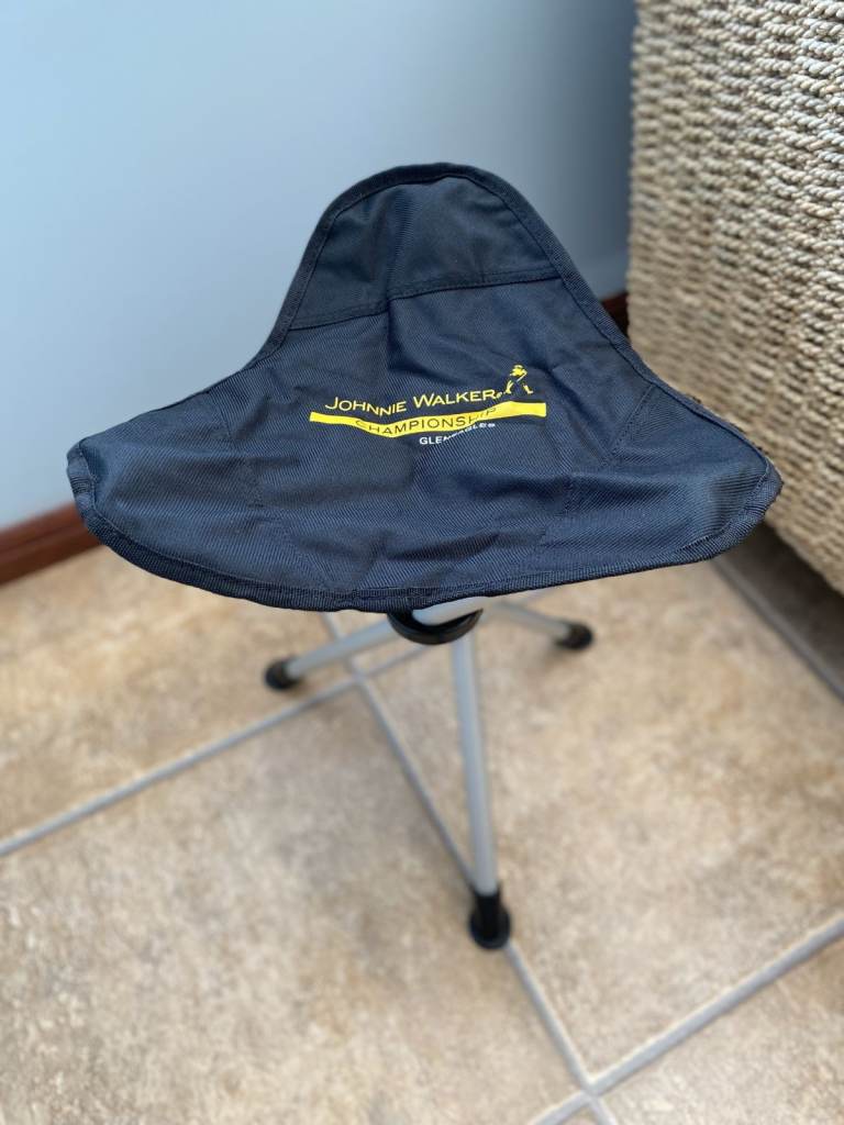 2 x NEW FOLDAWAY TYPE STOOLS / CAMPING TYPE CAMPFIRE CHAIRS IN CARRY BAGS - ONLY £10