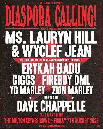 2 x tickets Diaspora Calling! at  The National Bowl Milton Keynes, 7th Aug