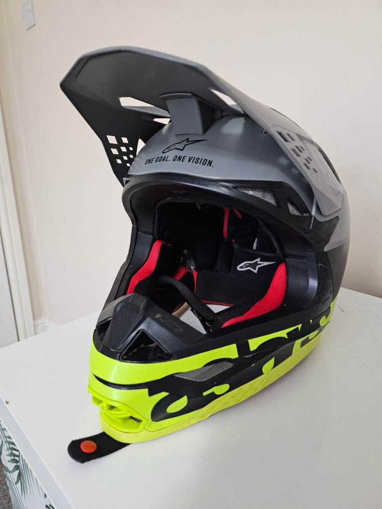 Alpinestars Supertech S-M8 Radium Black Grey Yellow Motocross 