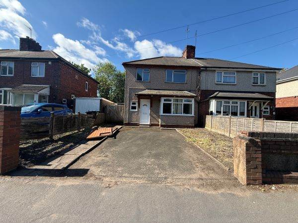 *B.C.H*-3 Bed Semi Detached Home-Park Lane West, Tipton-Opposite Victoria Park