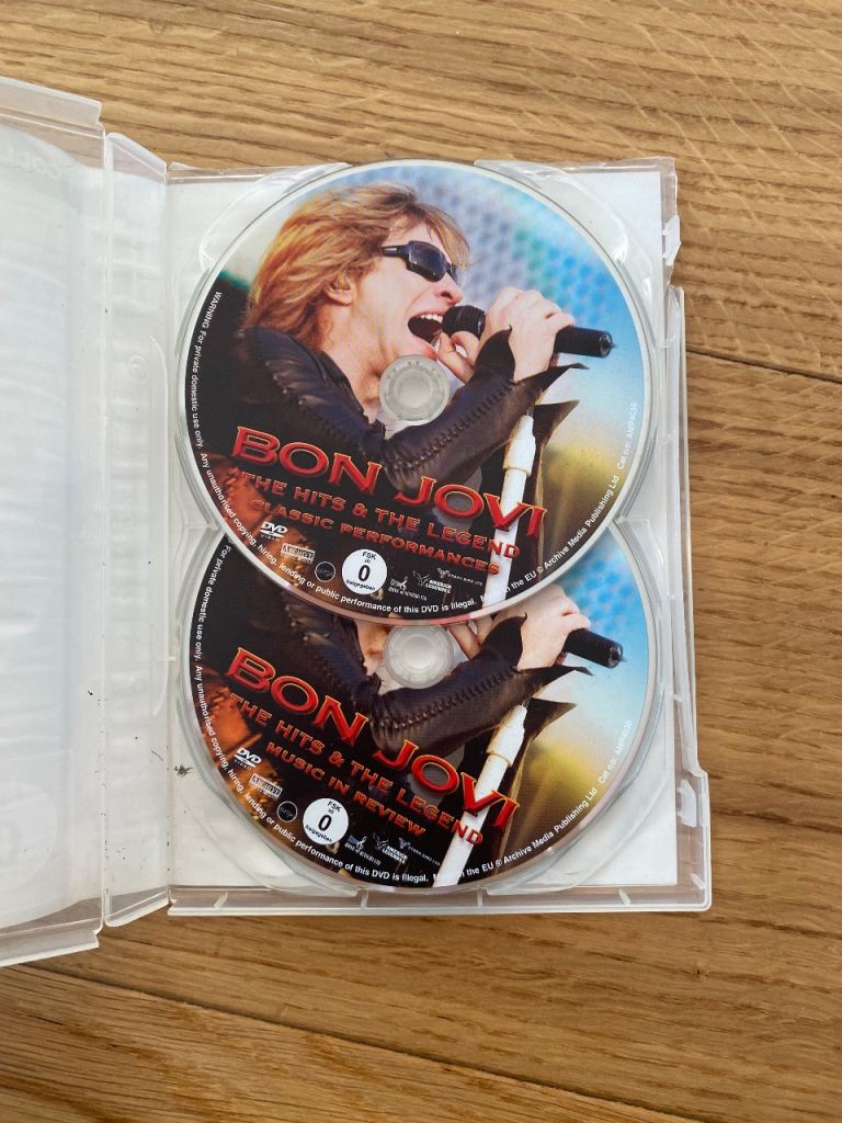 Bon jovi hits and legend double dvd set 