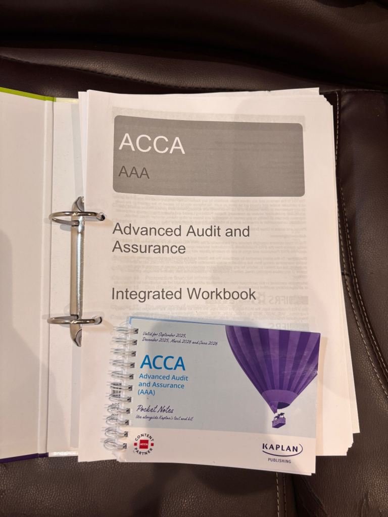 ACCA advanced advanced audit and assurance