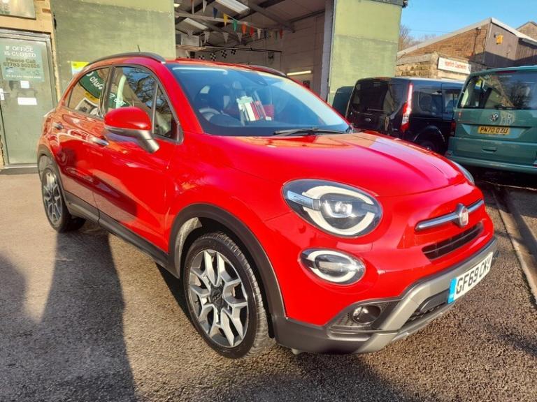 2019 Fiat 500X 1.3 TURBO MULTI AIR CROSS, SAT/NAV, AUTO, 2 OWNER , RED HATCHBACK Petrol Semi Auto...