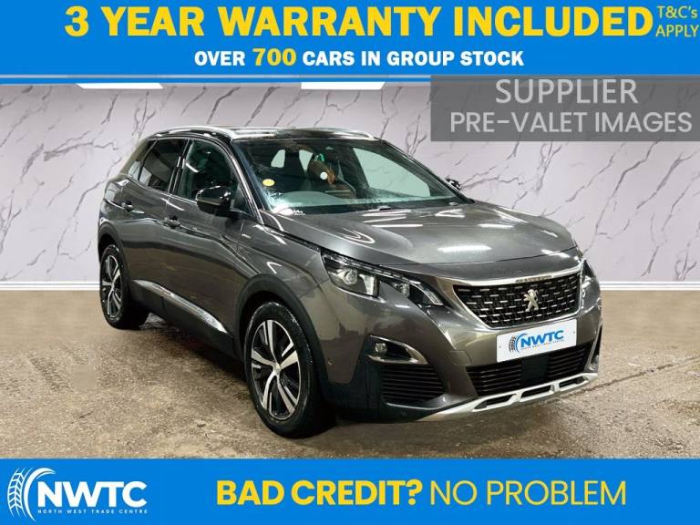 2018 Peugeot 3008 1.2 PureTech GT Line SUV 5dr Petrol Manual Euro 6 (s/s) (130 ps) F/S/H X8!! HAT...
