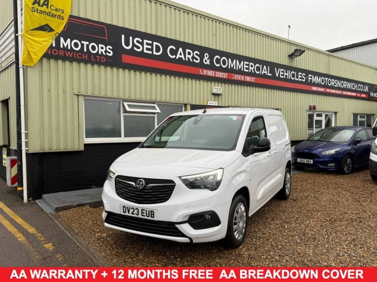2023 23 VAUXHALL COMBO 1.5 TURBO D 2300 PRO PANEL VAN 5DR DIESEL MANUAL L1 H1 EU