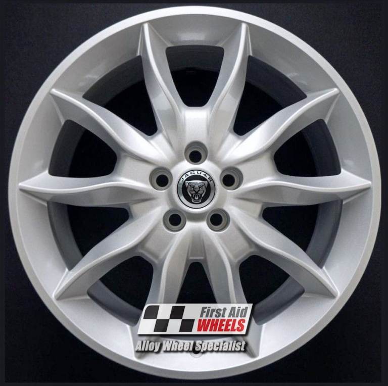 R351S SWAP for Ours JAGUAR XF 4x 20'' GENUINE DRACO SPARKLE SILVER ALLOY WHEELS