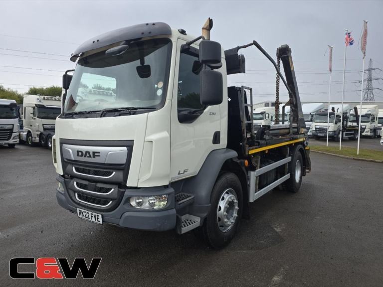 2022 (22) DAF FA LF 230 18T 4x2 Skip Loader - 166,000KMS