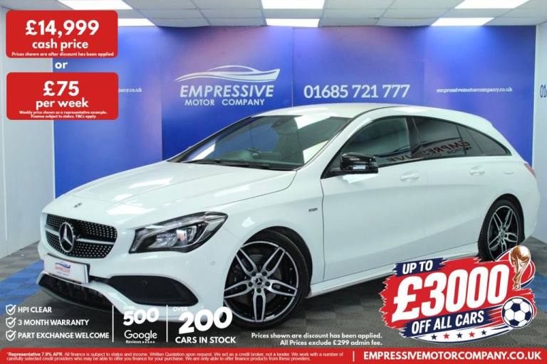 2019 19 MERCEDES-BENZ CLA 2.1 CLA220D AMG LINE SHOOTING BRAKE 5DR DIESEL 7G-DCT