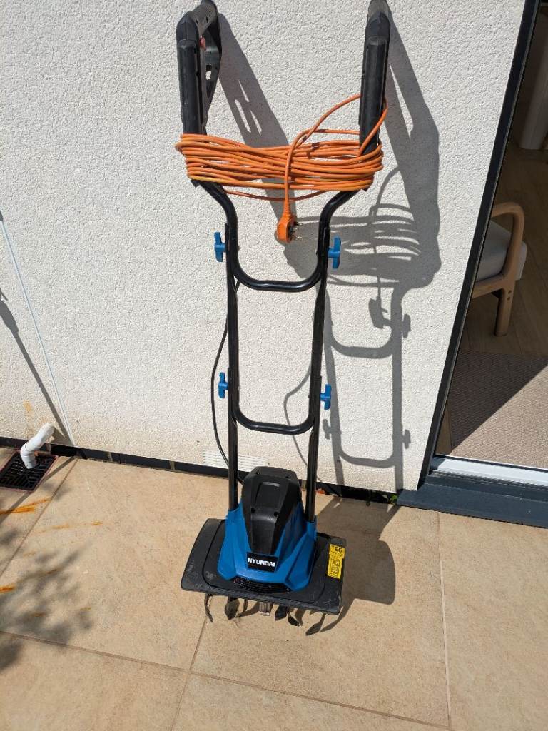 Hyundai HYT1500E Corded Electric Garden Cultivator Tiller Rotovator
