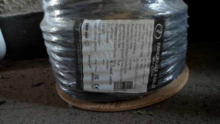 50m Drum Hi-Tuff Cable For Sale