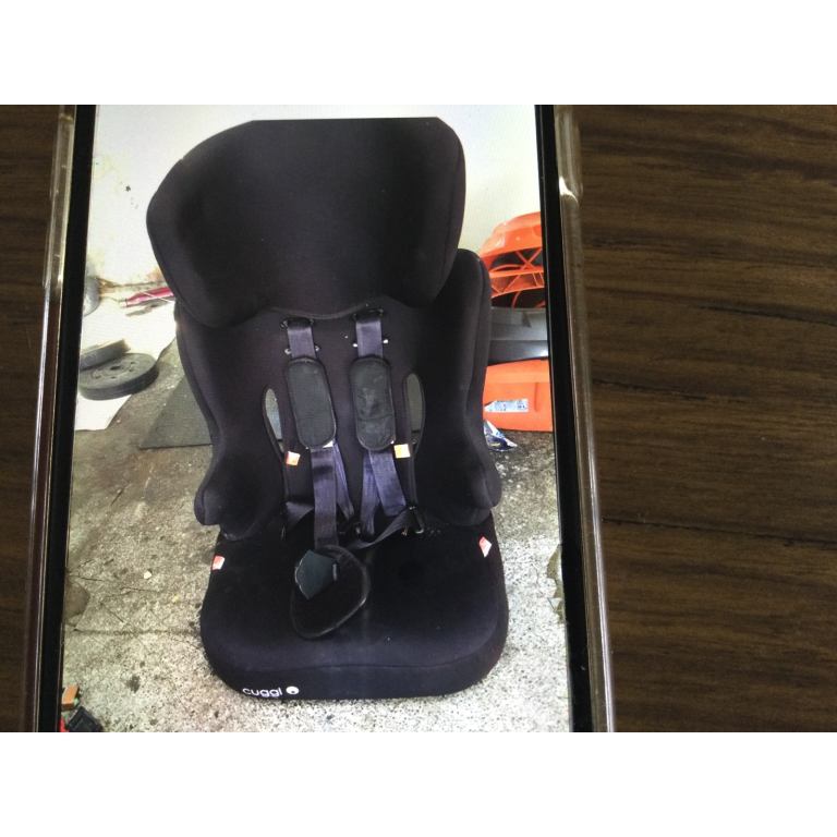 Child car seat with high backing booster seat pushchairs mosses basket 