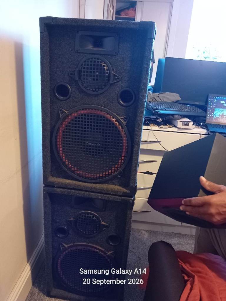 Pair of Large Passive Speakers – Good Condition